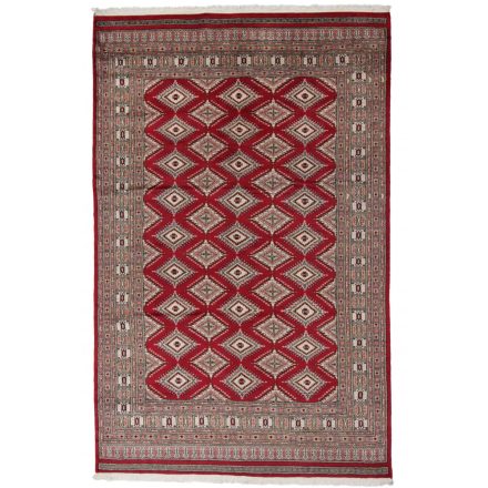 Gyapjú szőnyeg bordó Jaldar 168x259 kézi nappali szőnyeg