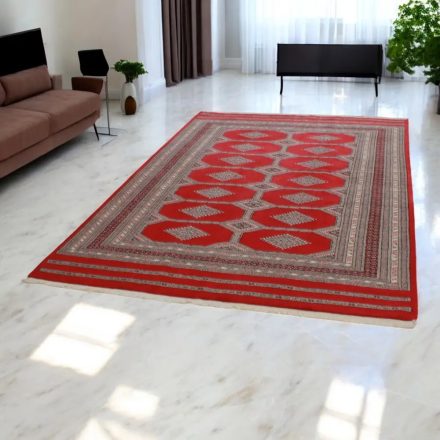 Pakisztáni szőnyeg bordó Jaldar 169x250 kézi csomózású szőnyeg