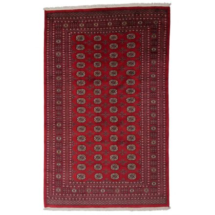 Pakisztáni szőnyeg bordó Bokhara 199x310 kézi csomózású szőnyeg