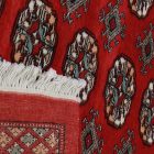 Pakisztáni szőnyeg bordó Bokhara 198x316 kézi csomózású szőnyeg