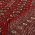 Pakisztáni szőnyeg bordó Bokhara 198x316 kézi csomózású szőnyeg