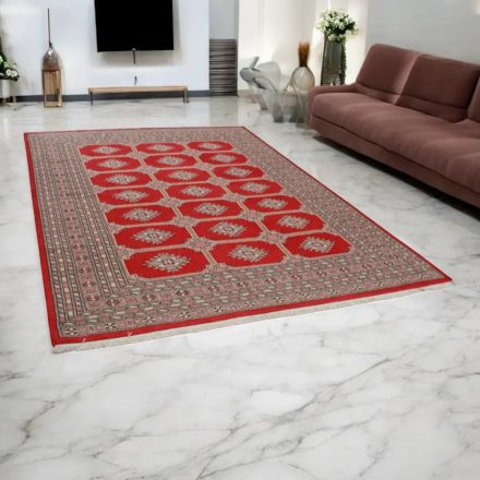 Pakisztáni szőnyeg bordó Jaldar 212x282 kézi csomózású szőnyeg