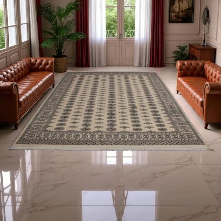 Nagyméretű szőnyeg bézs bokhara 249x332 kézi csomózású Pakisztáni nappali szőnyeg