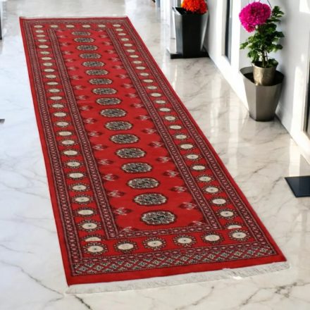 Futószőnyeg bordó Bukhara 79x253 Pakisztáni kézi csomózású szőnyeg
