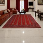 Nagyméretű szőnyeg bordó Bokhara 280x366 kézi csomózású pakisztáni szőnyeg