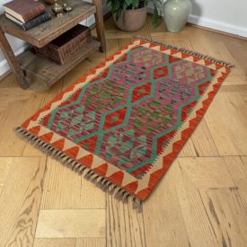 Maimana Kilim szőnyeg 83x118 kézi szövésű etnikai Kilim