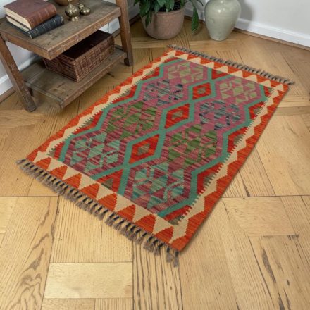 Maimana Kilim szőnyeg 83x118 kézi szövésű etnikai Kilim
