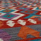 Kilim szőnyeg Chobi 203x296 kézi szövésű afgán gyapjú kilim