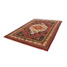 Keleti szőnyeg bordó-bézs Kargai 199x292 kézi csomózású Afgán szőnyeg