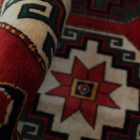 Keleti szőnyeg barna 200x296 kézi csomózású afgán szőnyeg