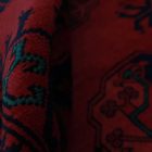 Afgán szőnyeg bordó 253x343 kézi csomózású keleti szőnyeg