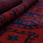 Afgán szőnyeg bordó 252x346 kézi csomózású keleti szőnyeg