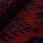 Afgán szőnyeg bordó 205x295 kézi csomózású keleti szőnyeg