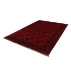 Afgán szőnyeg bordó 204x297 kézi csomózású keleti szőnyeg