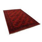 Afgán szőnyeg bordó 204x297 kézi csomózású keleti szőnyeg