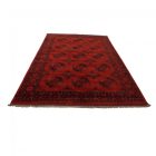 Afgán szőnyeg bordó 204x297 kézi csomózású keleti szőnyeg
