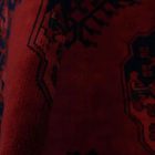 Afgán szőnyeg bordó 204x297 kézi csomózású keleti szőnyeg