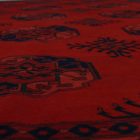 Afgán szőnyeg bordó 195x294 kézi csomózású keleti szőnyeg