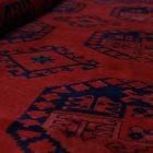 Afgán szőnyeg bordó 202x293 kézi csomózású keleti szőnyeg