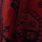 Afgán szőnyeg bordó 202x293 kézi csomózású keleti szőnyeg