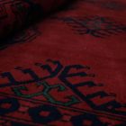 Afgán szőnyeg bordó 202x294 kézi csomózású keleti szőnyeg