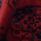 Afgán szőnyeg bordó 202x294 kézi csomózású keleti szőnyeg