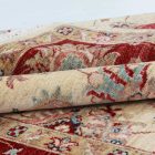 Ziegler szőnyeg bézs-bordó 167x235 kézi csomózású perzsa szőnyeg