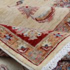 Ziegler szőnyeg bézs-bordó 246x177 kézi csomózású perzsa szőnyeg