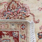 Ziegler szőnyeg bézs-bordó 151x201 kézi csomózású perzsa szőnyeg