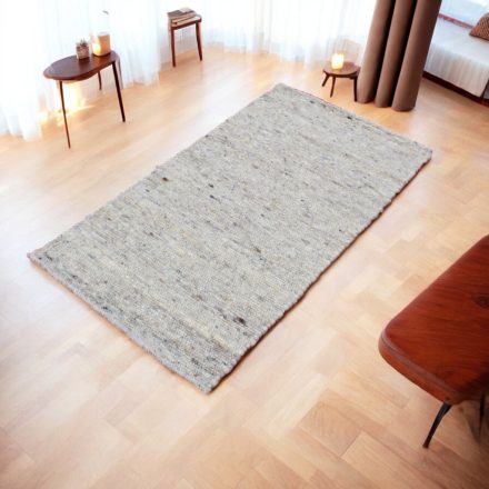 Modern gyapjú szőnyeg Rustic 70x130 egyszínű szőnyeg