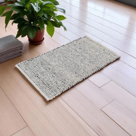 Vastag gyapjú szőnyeg 70x130 szövött modern szőnyeg