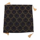 Sötétkék díszpárna 45x45 – Éjkék ornament