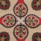 Krém díszpárna 45x45 – Gránátalma álom