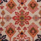 Krém díszpárna 45x45 – Mozaik csillag