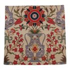 Krém díszpárna 45x45 – Keleti váza