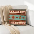 Türkiz díszpárna 45x45 – Türkiz nomád