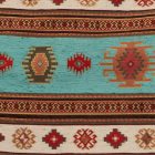 Türkiz díszpárna 45x45 – Türkiz nomád