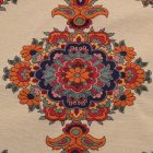 Krém díszpárna 45x45 – Napvirág mandala