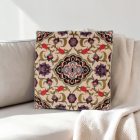 Krém díszpárna 45x45 – Zafír tulipán