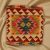 Afgán Kilim párnahuzat 45x45 kézi szövésű párna