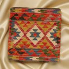 Afgán Kilim párnahuzat 45x45 kézi szövésű párna