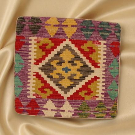 Afgán Kilim párnahuzat 45x45 kézi szövésű párna
