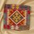 Afgán Kilim párnahuzat 45x45 kézi szövésű párna