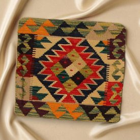 Kézi szövésű díszpárna 45x45 Kilim párnahuzat