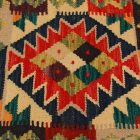 Kézi szövésű díszpárna 45x45 Kilim párnahuzat