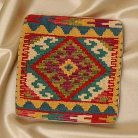 Kézi szövésű díszpárna 45x45 Kilim párnahuzat