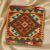 Kézi szövésű díszpárna 45x45 Kilim párnahuzat