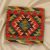 Kézi szövésű díszpárna 45x45 Kilim párnahuzat