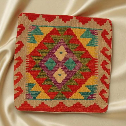 Kézi szövésű díszpárna 45x45 Kilim párnahuzat