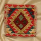 Kézi szövésű díszpárna 45x45 Kilim párnahuzat - parna506